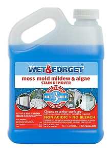 Wet & Forget 800003 Stain Remover, 0.5 gal, Slight Almond, Blue