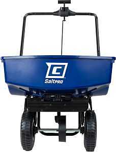 Chapin 8003A Salt Spreader with Baffles, 70 lb, Steel Frame, Poly Hopper, Pneumatic Wheel