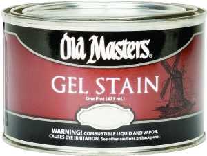 Old Masters 80208 Gel Stain, Golden Oak, Liquid, 1 pt Can