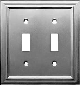 Amerelle 94TTN Toggle Wallplate, Metal