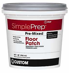 Custom FPQT Pre-Mixed Floor Patch, 1 qt Pail