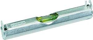 STANLEY 42-287 Line Level, 3-3/32 in L, 1-Vial, 2-Hang Hole, Non-Magnetic, Aluminum, Silver