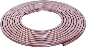Streamline RC2520 Copper Tubing, 1/4 in, 20 ft L, Short