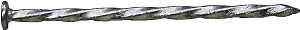 Orgill Bulk Nails 0010192 Deck Nail, 16D, 3-1/2 in L, Steel, Galvanized, Flat Head, Spiral Shank, 50 lb