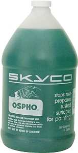 Ospho OSPHO GAL Rust Inhibitor, Liquid, Acrid, Green, 1 gal Jug