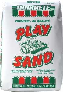 Quikrete 111325 Play Sand, Granular, 50 lb Bag