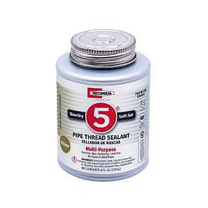Rectorseal 25551 Thread Sealant, 0.5 pt, Can, Paste, Yellow