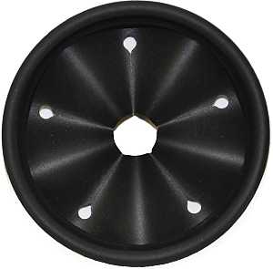 Danco 10428 Splash Guard, 3-3/8 in W, Plastic, Black