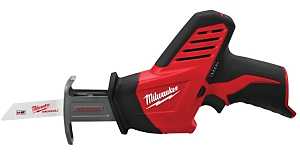 Milwaukee M12 HACKZALL 2420-20 Reciprocating Saw, Tool Only, 12 V, 1.5 to 4 Ah, 1/2 in L Stroke, 0 to 3000 spm