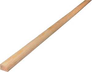 ALEXANDRIA Moulding 0W126-20096C1 Baseboard Moulding, 96 in L, 3/4 in W, 1/2 in Thick, Shoe Profile, Solid Pine Wood