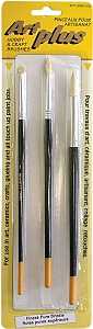 Bennett ART 3RND 503 Artist Brush Set, Wood Handle