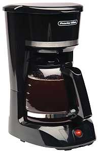 Proctor Silex 43804 Coffee Maker, 12 Cups Capacity, Glass/Metal/Plastic, Black