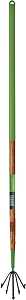 Ames 2916300 Floral Cultivator, 5-Tine, Steel Tine, 48 in L Handle