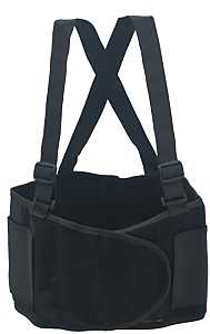 Bucket Boss 56001 Back Support Belt, XL, 46 to 56 in Waist, Elastic/Mesh, Black