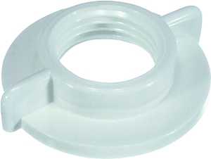 Danco 73113B Faucet Shank Locknut, Universal, Plastic, White, For: 1/2 in IPS Connections