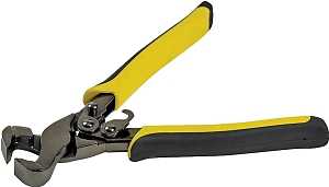 M-D 49943 Compound Tile Nipper, 3/8 in L Jaw, 3/4 in W Jaw, Ergonomic Handle, Black/Yellow Handle