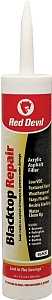 Red Devil 0637 Repair Sealant, Textured Paste, Black, Mild Acrylic, 10.1 fl-oz Cartridge