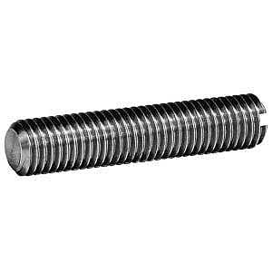 Reliable TRZ1024 Threaded Rod, #10-24 Thread, 36 in L, A Grade, Zinc, Green, Machine Thread
