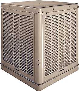 Champion-Essick 3000DD Evaporative Cooler, 6.8 gal Tank, 2-Speed, 115 V, 7.9 A, Cool Sand