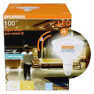 Sylvania 40195 Ultra LED Bulb, PAR38 Lamp, 100 W Equivalent, E26 Medium Lamp Base, Clear, Daylight, 3000 K Color Temp