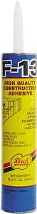 Leech Adhesives F13-36 Construction Adhesive, Tan, 10 oz Cartridge