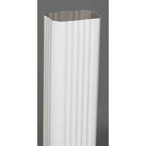 Euramax 2401119120 Downspout, Aluminum, Brown
