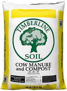 Timberline 50055025 Series Composted Cow Manure, 40 lb Bag