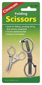 Coghlan's 7600 Folding Scissor, Stainless Steel Blade, Straight Handle