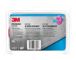 3M P Series 2091PA1-A-NA Particulate Filter, Pink, For: 3M Respirators 6000 and 7000 Series, 3M Full Facepiece FF400