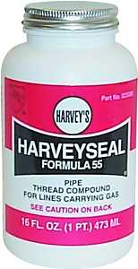 Harvey 25080 Pipe Thread Compound, 16 fl-oz Jar, Liquid, Paste, Yellow