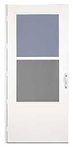 Larson 37050031 Storm Door, 32 in W, 81 in H, White