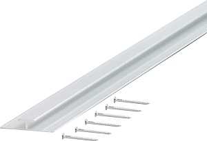 M-D 67165 Moulding Divider, 96 in D, 1-3/8 in W, Aluminum