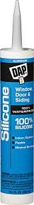 DAP 08643 Window and Door Sealant, -40 to 400 deg F, 9.8 fl-oz Cartridge