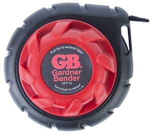 Gardner Bender Mini Cable Snake Series EFT-15 Fish Tape, 0.025 in Tape, 15 ft L Tape, Steel Tape, Red Case