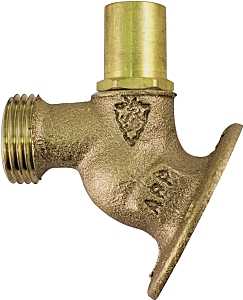 Arrowhead Brass 255LSLF Keyless Sillcock Valve, 1/2 x 3/4 in Connection, FIP x Male