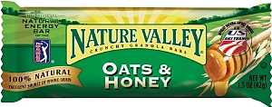 Nature Valley NVOH18 Granola Bar, Honey, Oat Flavor, 1.5 oz