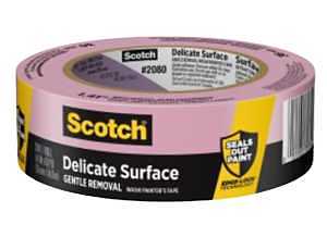 Scotch 2080-36EC Painter's Tape, 60 yd L, 1.41 in W, Purple