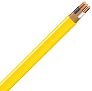 Romex 12/2NM-WGX25 Type NM-B Building Wire, 12 AWG Wire, 2-Conductor, 25 ft L, Copper Conductor, PVC Insulation
