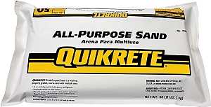 Quikrete 1152-53 All-Purpose Sand, Solid, 50 lb Bag