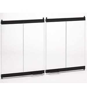 Comfort Flame BDB36 Series Bi-Fold Door, 36 in D, Aluminum/Glass