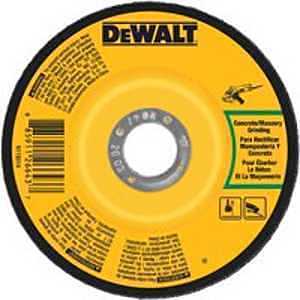 DEWALT DWA4514CH Grinding Wheel, 7 in Dia, 1/4 in Thick, 5/8-11 in Arbor, 24 Grit, Extra Coarse, Aluminum Oxide Abrasive