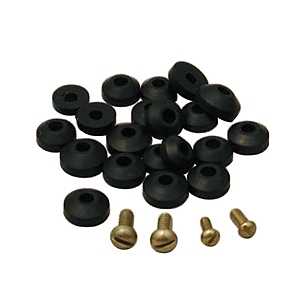 Moen M3853 M-Line Series Faucet Washer Assortment, Assorted, Includes : (4) Screws