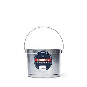 Behrens B35 Steel Paint Pail, 5 qt, 8 in H, Galvanized