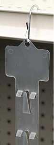 Southern Imperial R16-12-WCS2-25B Clip Retailer, Polypropylene, Natural
