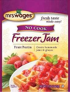 Mrs. Wages W599-H3425 Freezer Jam Fruit Pectin, 1.59 oz Pouch