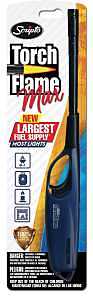 Scripto HW12 Utility Lighter, Butane, Black/Yellow