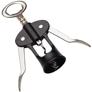 Chef Craft 20168 Winged Cork Screw, 6-1/2 in L, Zinc, Chrome-Plated