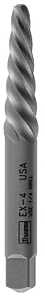 Irwin Hanson POWER-GRIP 534 Series 53405 Screw Extractor, EX-5 Extractor, Spiral Flute, Steel