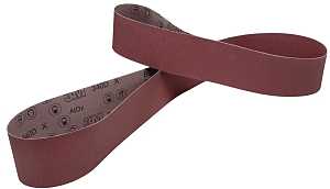 3M 27421 Sanding Belt, 6 in W, 48 in L, P120 Grit, Fine, Aluminum Oxide Abrasive