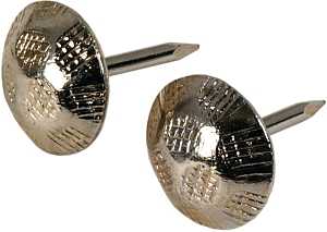 Hillman 122688 Furniture Nail, Nickel, Hammered Head